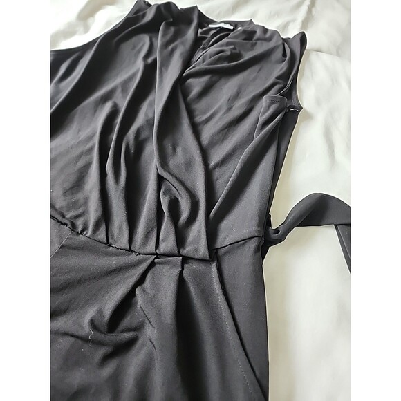 NY & Company Romper Women’s Medium Stretchy Black Sleeveless Lightweight Pockets - Picture 7 of 11